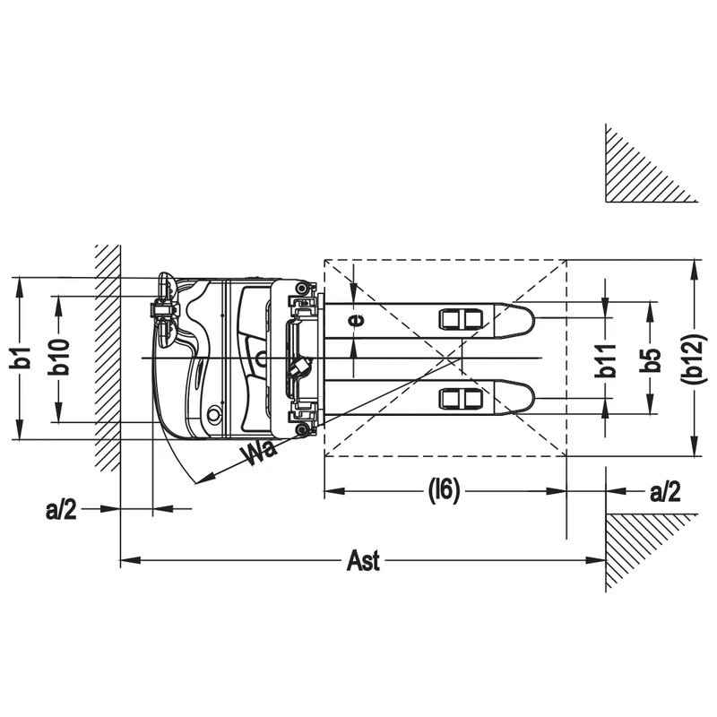 Ηλεκτρικό ανυψωτικό στοίβαξης EVV10/EVV12/EVV15 – όψη προϊόντος 4
