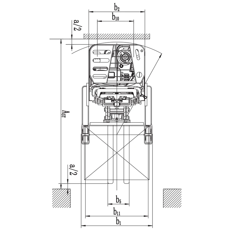 REV15DS/REV18DS περονοφόρο με ύψος ανύψωσης έως 4000 mm