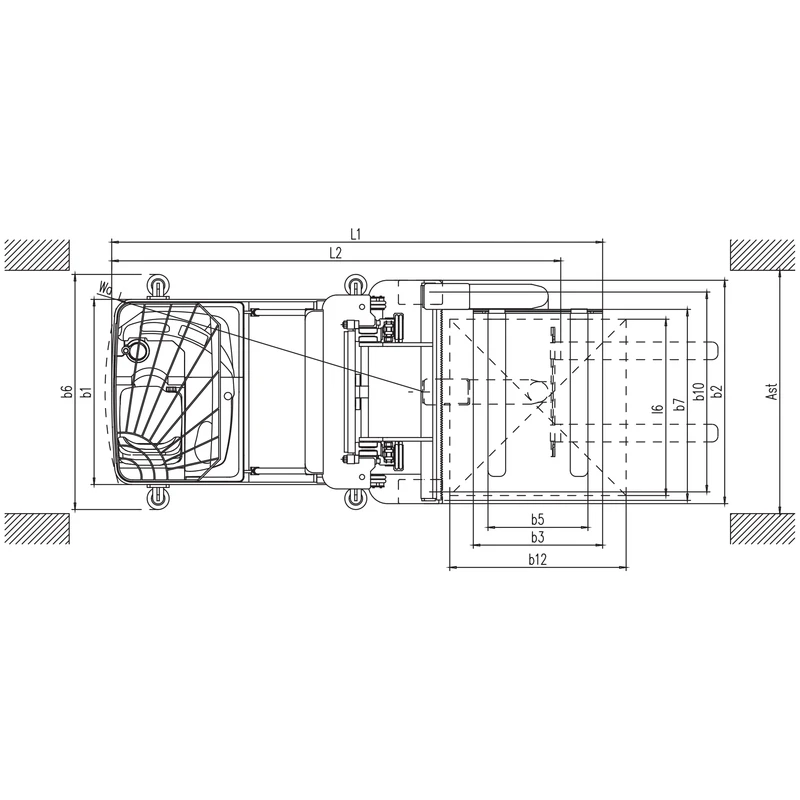 Περονοφόρο πολύ στενών διαδρόμων REV15BP, 1500 kg – εικόνα 5