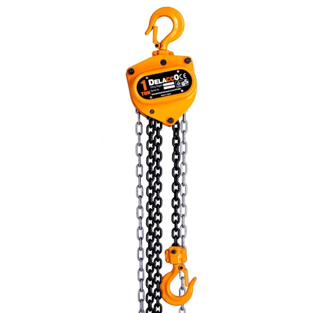 Χειροκίνητο παλάγκο αλυσίδας (RLD) 500–10.000 kg, ύψος ανύψωσης 3–10 m